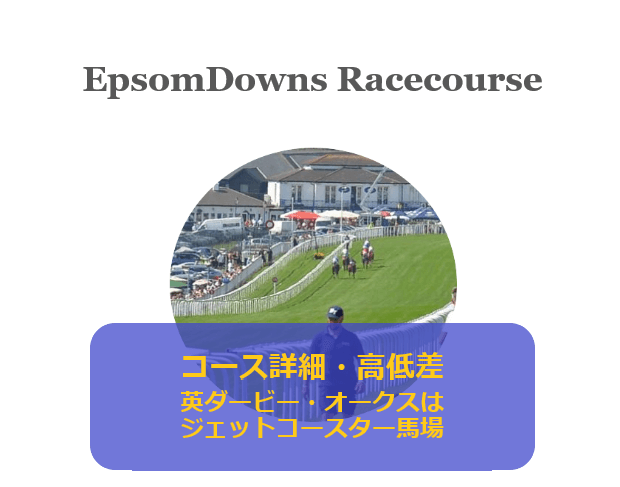 エプソム ダウンズ競馬場のコース形状 高低差 英国ダービー オークス なんぽるとこわ別館