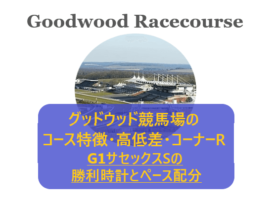 グッドウッド競馬場の高低差 特徴 コースレイアウト なんぽるとこわ別館